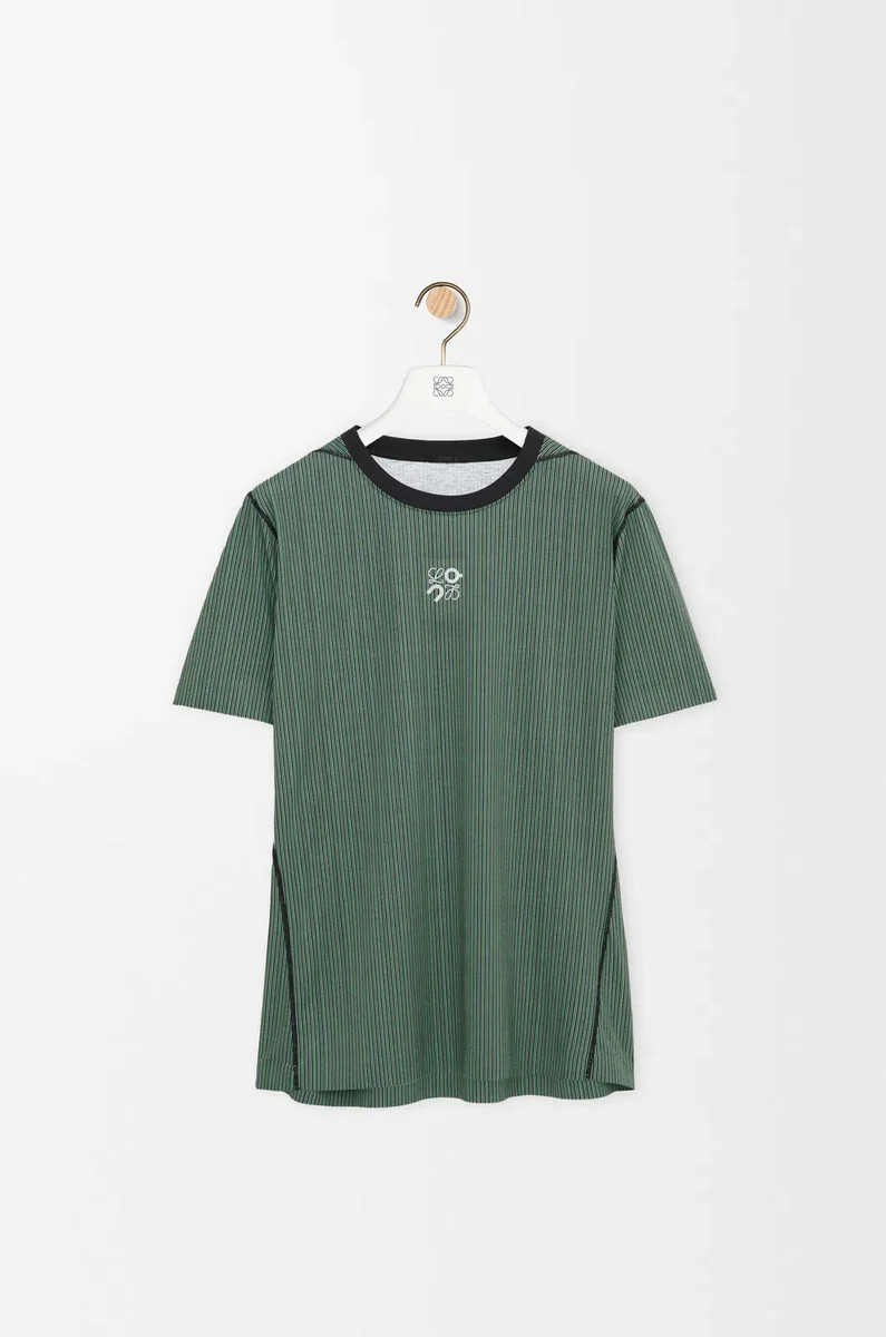 camiseta deportiva de jersey técnico verdenegro
