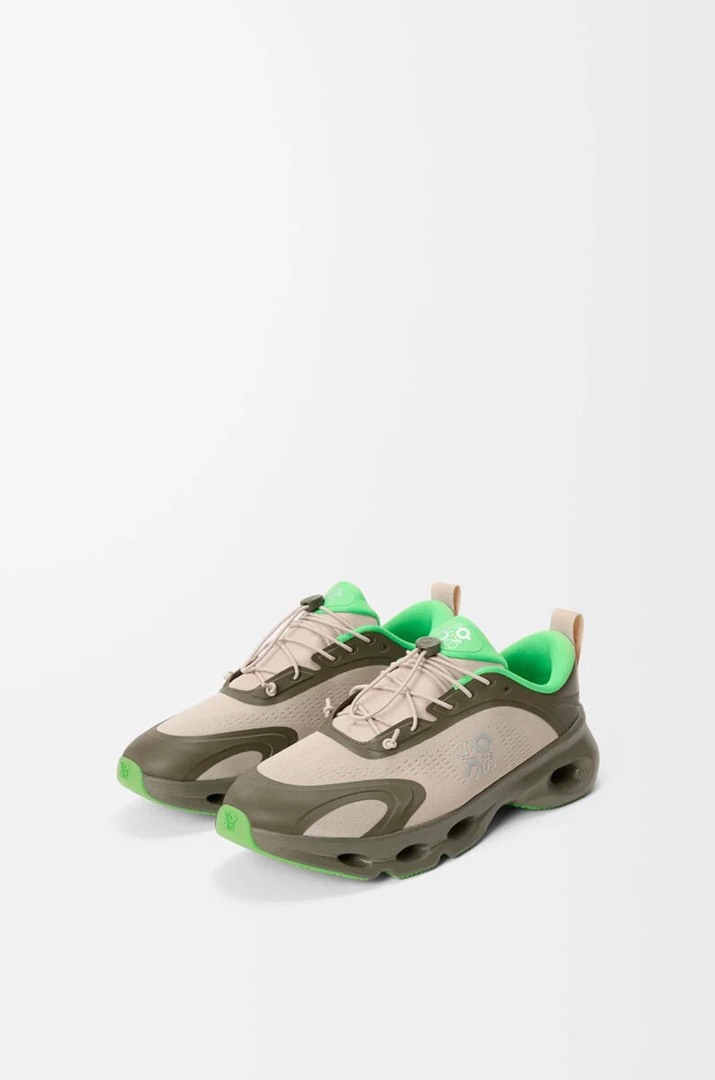 zapatillas cloudsolo verde caquiarena
