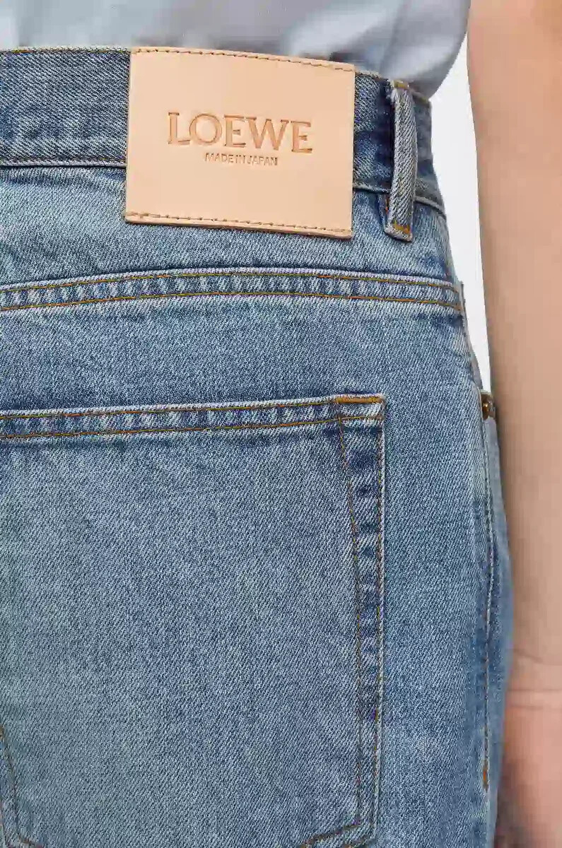 vaqueros rectos en denim vintage blue
