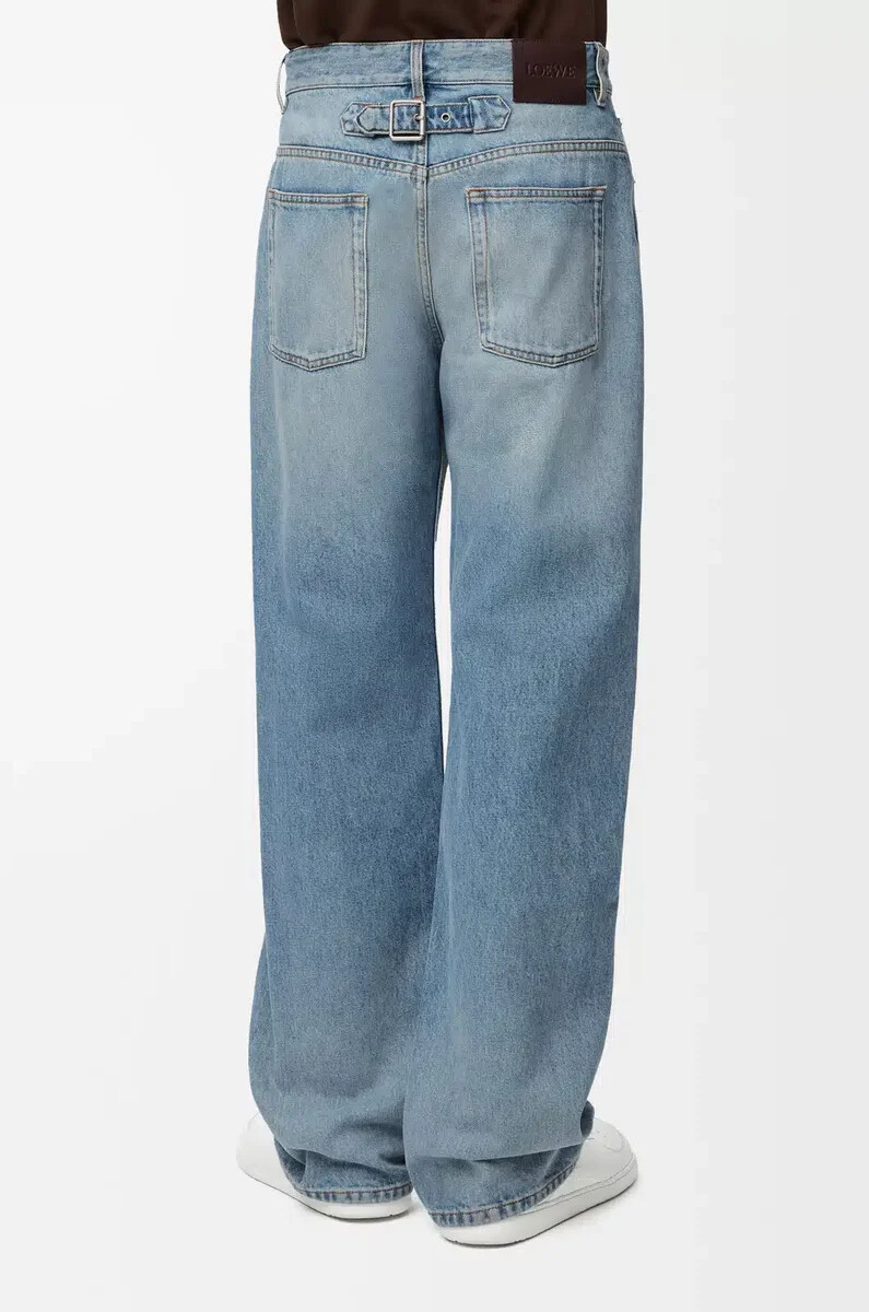 vaqueros en denim vintage blue