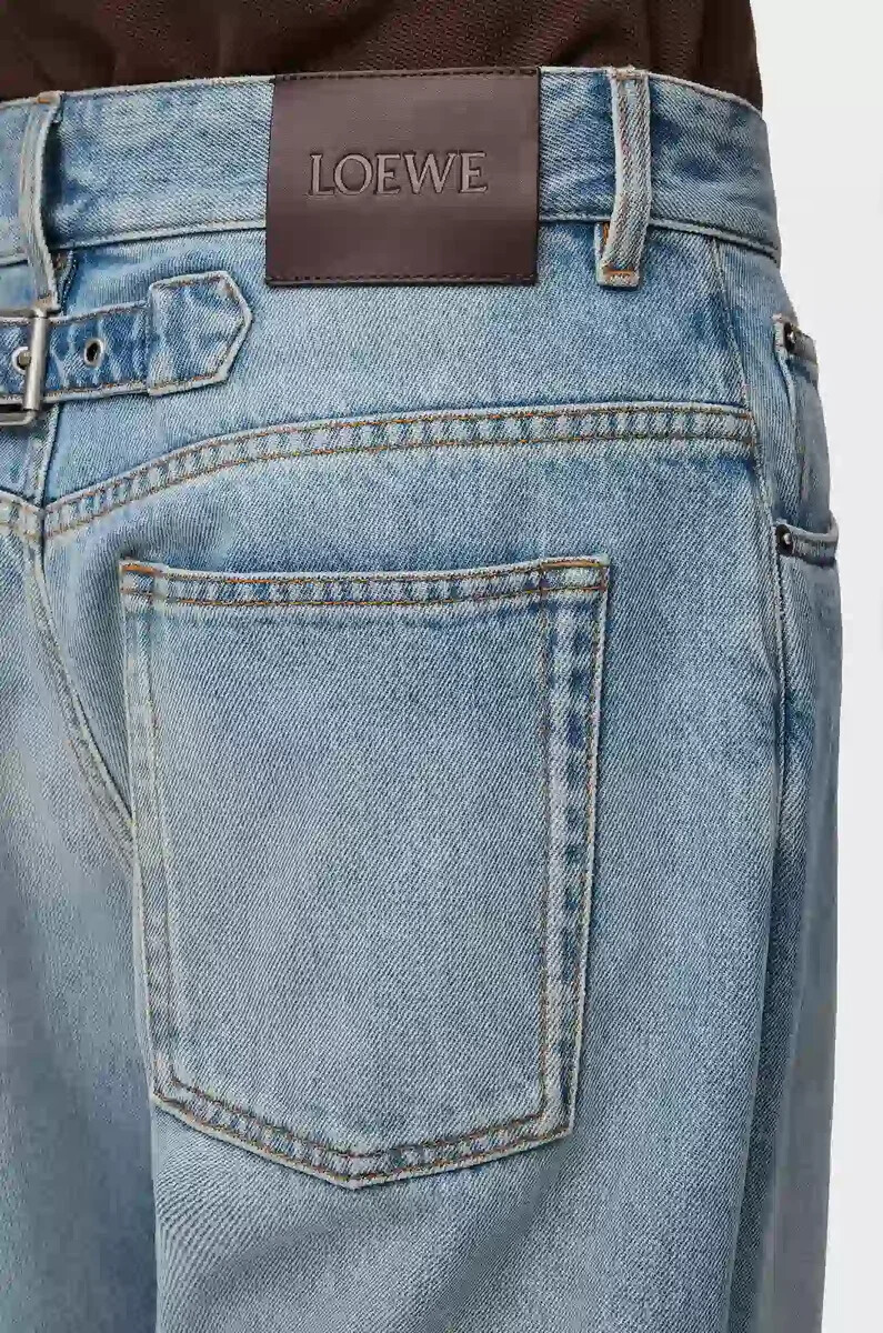 vaqueros en denim vintage blue
