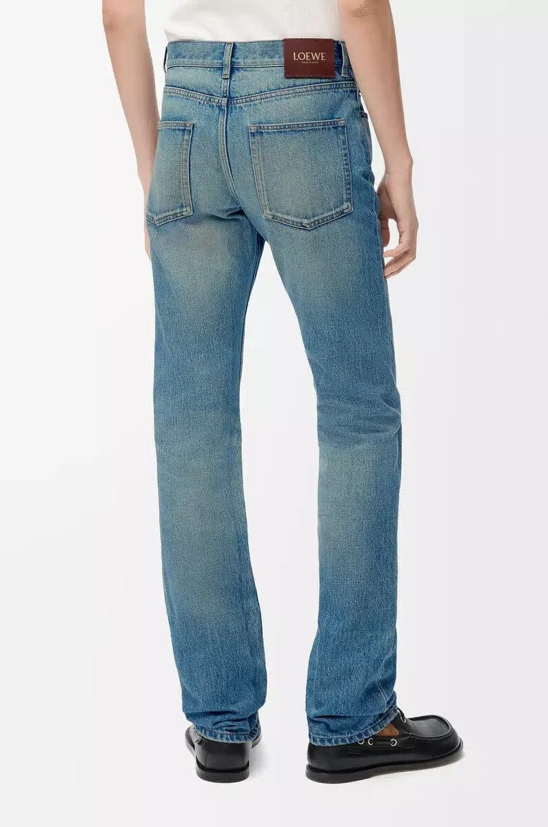 vaqueros slim en denim vintage blue