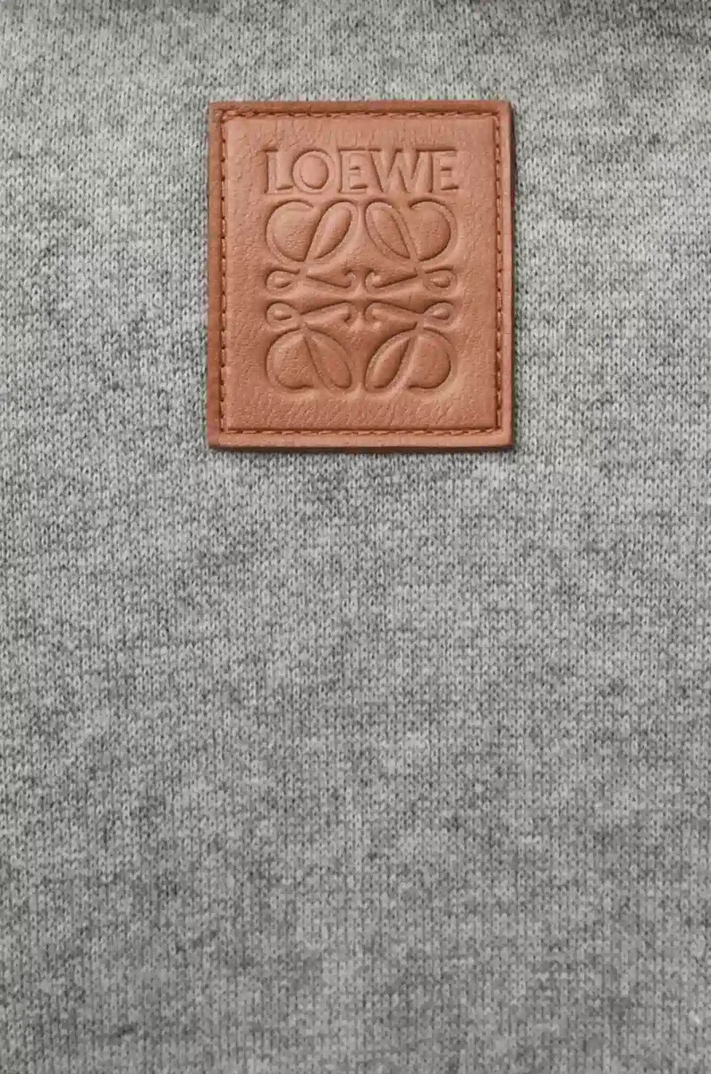 sudadera polo de algodón y cachemir gris plomo