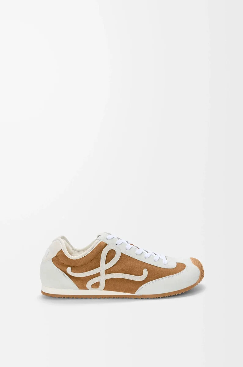 ballet runner 2.0 en ante y borrego color tostadoblanco