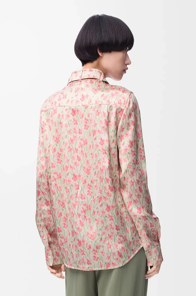 camisa en viscosa blancorosa