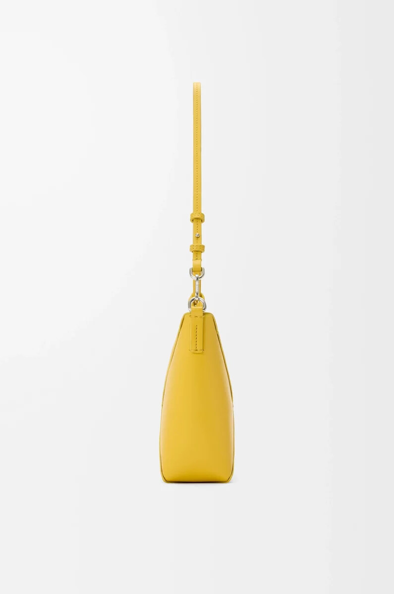 bolso puzzle fold en piel de becerro napa brillante dandelion