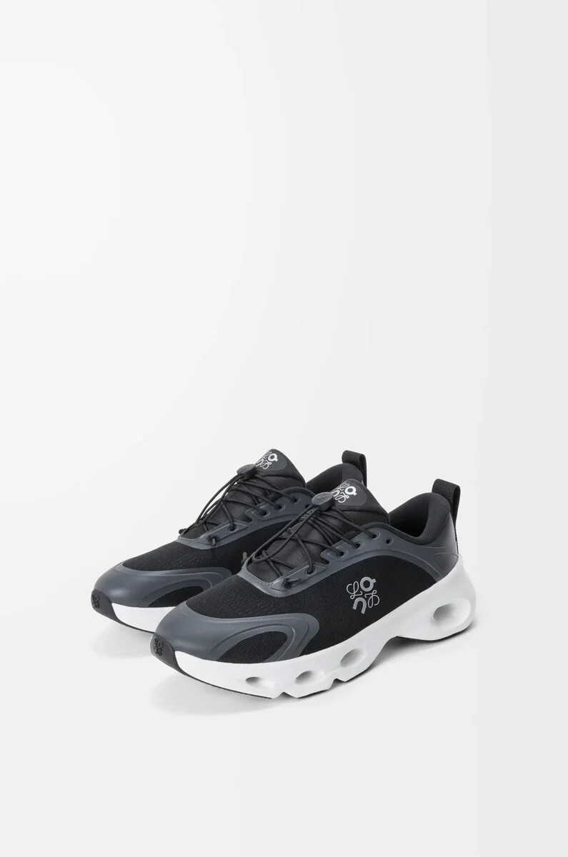 zapatillas cloudsolo negroblanco