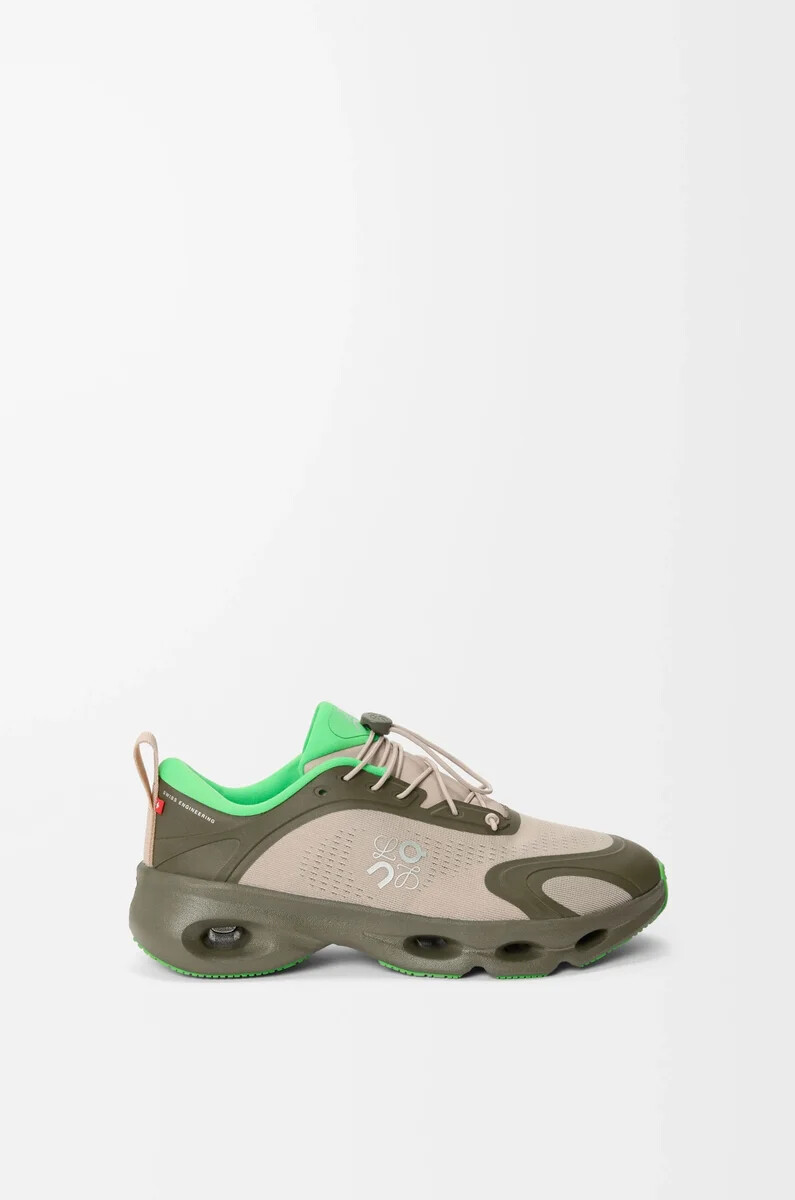 zapatillas cloudsolo verde caquiarena