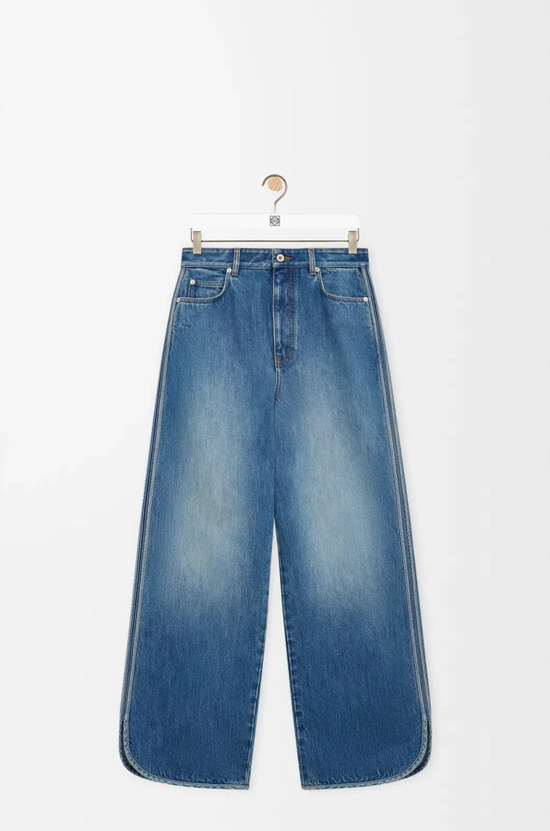 vaqueros en denim azul denim