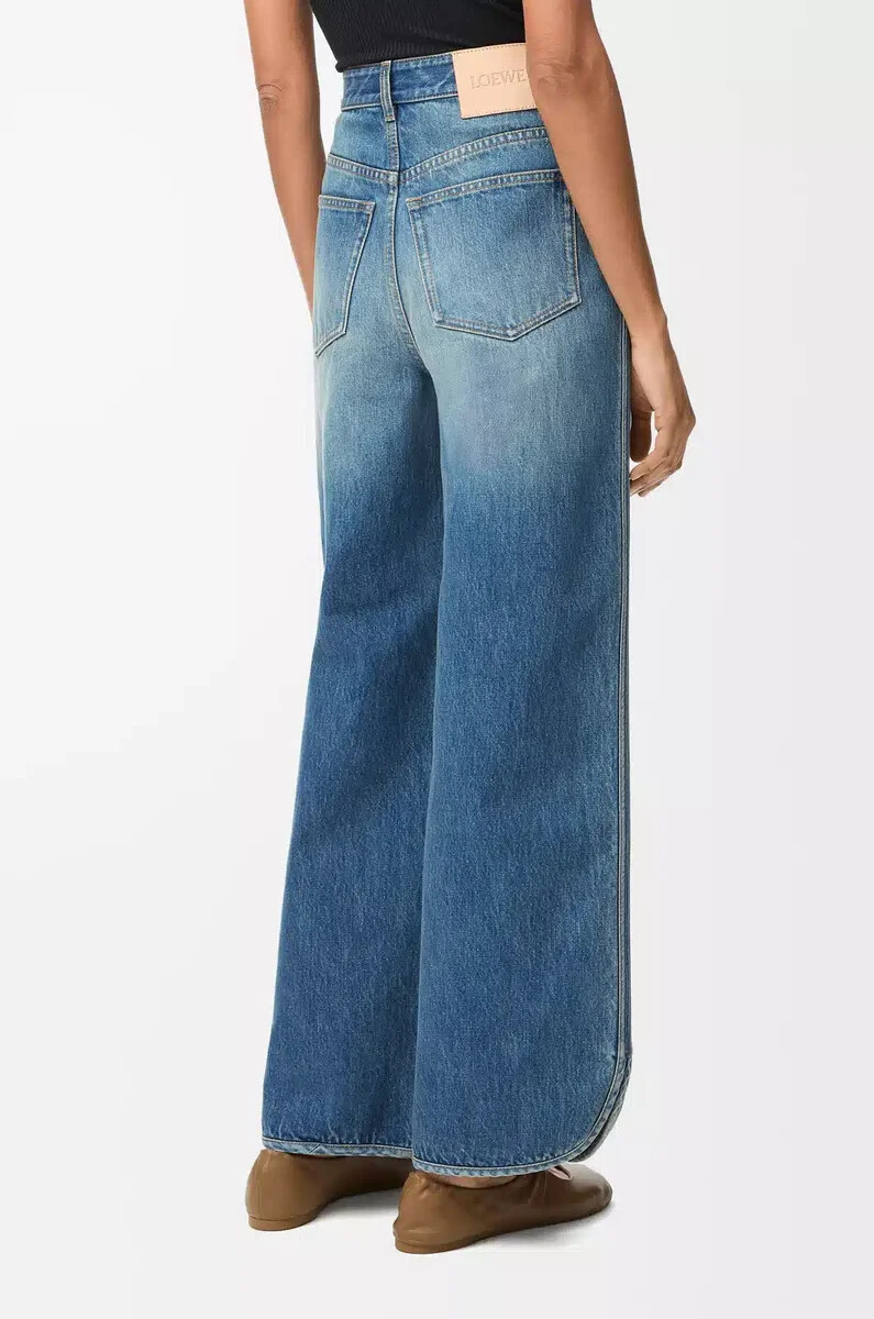 vaqueros en denim azul denim