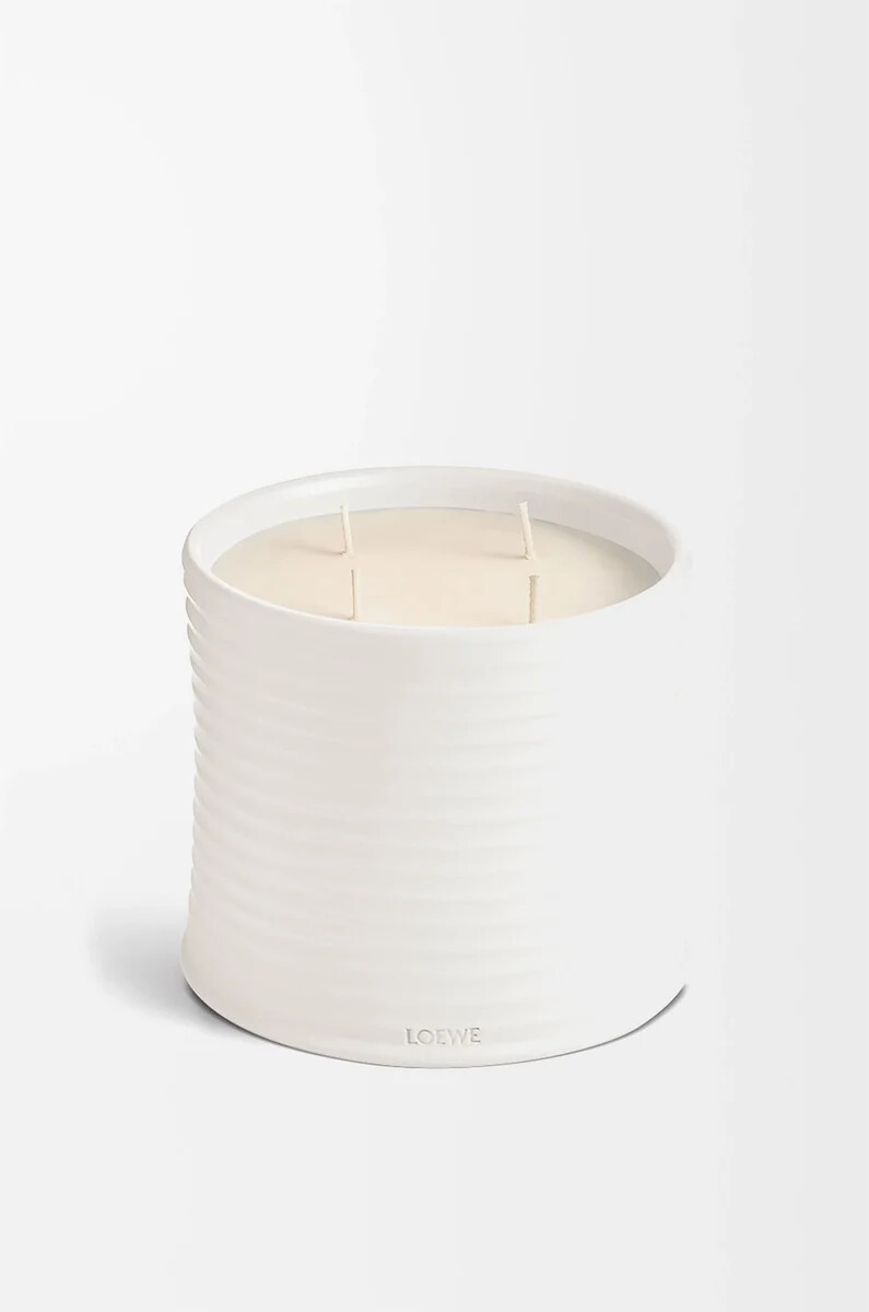 vela grande de orégano blanca