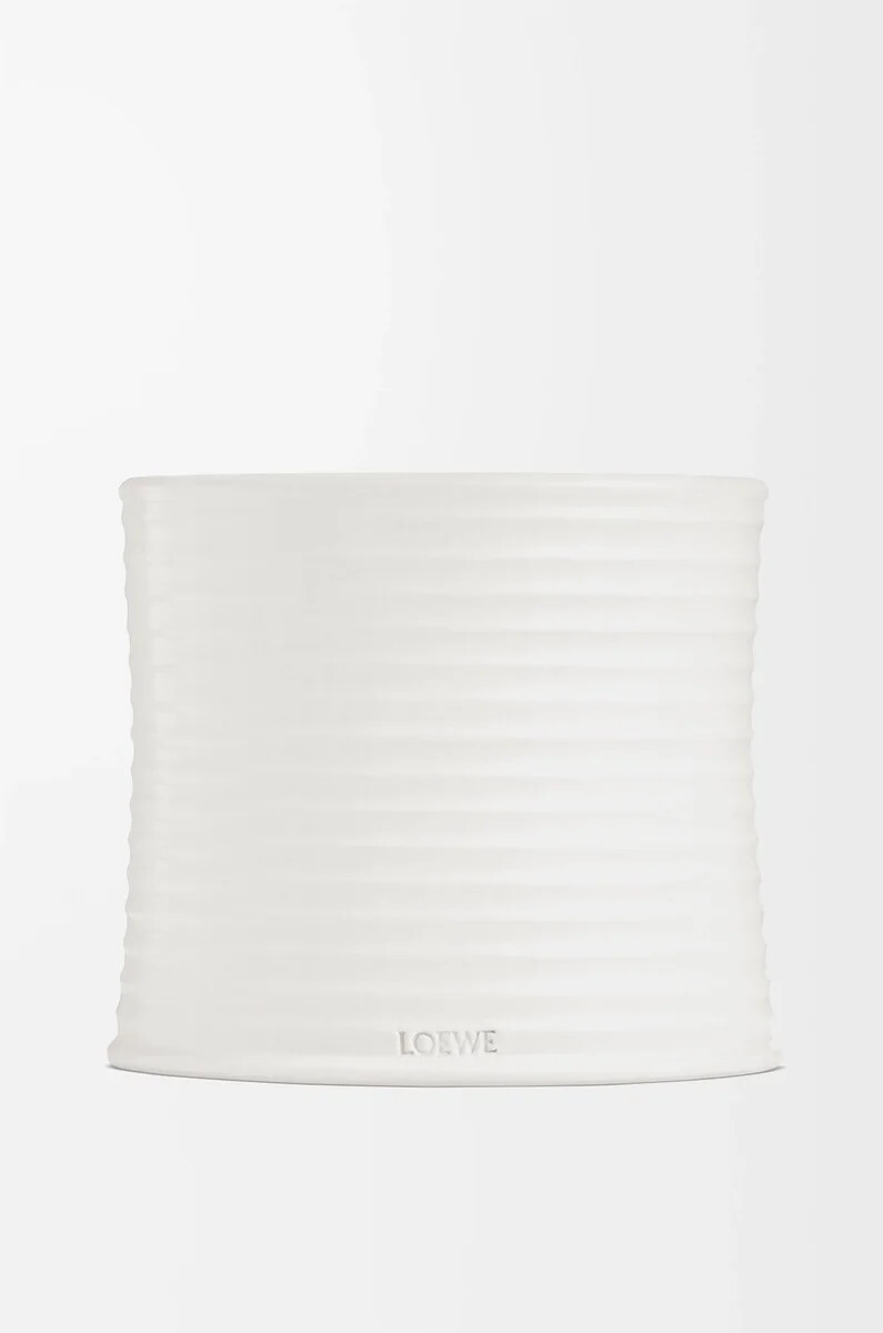 vela grande de orégano blanca