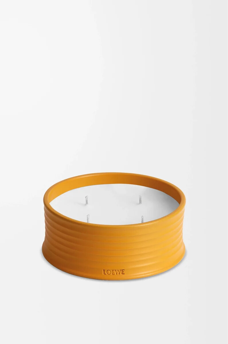 vela de exterior de jengibre y naranja