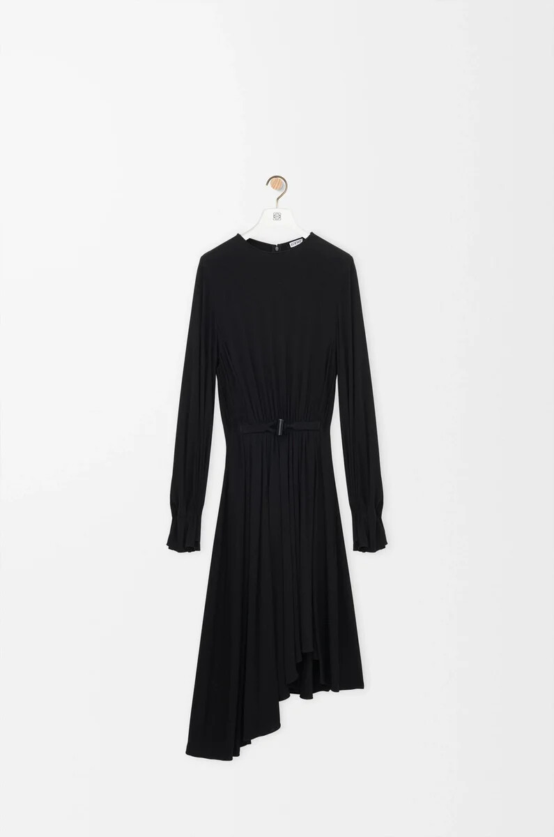 vestido en viscosa negro